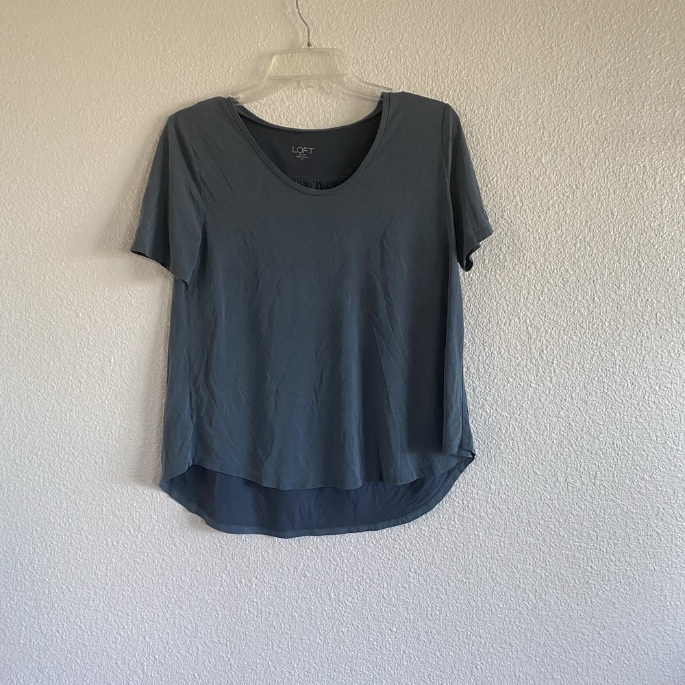 Loft Outlet Women's Green Top Blouse Shirt Sz Small